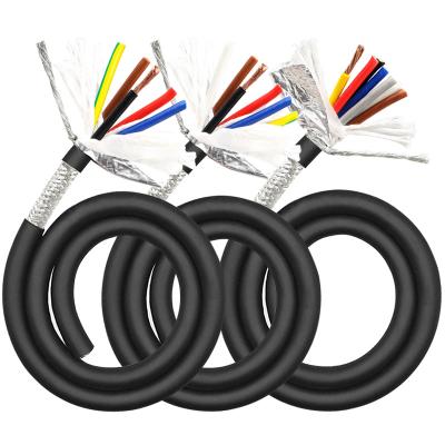 China TRVVP High Strength Flexible Shielded Flexible Power Cable Drag Chain High Shielded Electrical Power Cable 8 Core Wire for sale