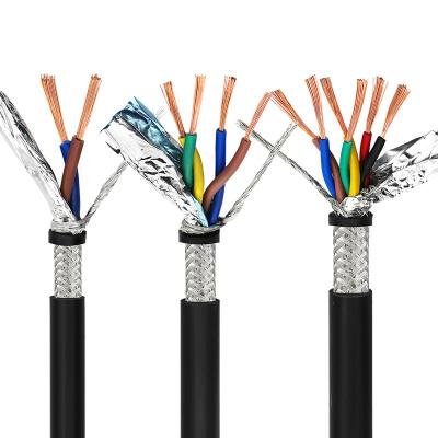 China Instrument copper conductor twisted pair shiled 5 core multi wire PVC insulated 6 core wire electrical plant for sale