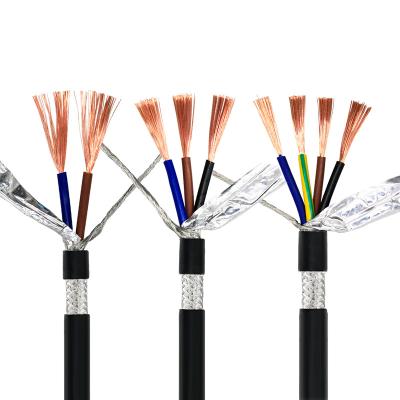 China UL Approval 1.5mm 0.75mm Multic Underground 1mm Stranded Copper Shielded PVC Insulated Flexible Electrical Cable Wire for sale