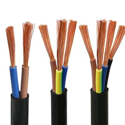 China 4 2 Core 3X2.5mm2 20mm High Tensile Medium Voltage RVV 300 500V UL Listed Electrical Wire Roll Length Power Cable for sale