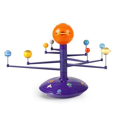 China Teaching Tools Plastic Solar System Planetary Model Science Projector Rotating Astrometer For Baby Education Toys for sale