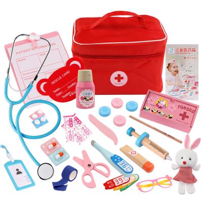 China Have European Union EN71 Toy Safety Inspection Report High Quality Children Educational Pretend Doctor Kit Children Simulation Pretend Play Play Doctor Toys for sale