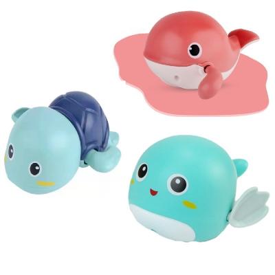 China Bath Toy Colorful Fun Play Toy Wholesale Amazon Popular Baby Submersible Bath Toy Water Dolphin Whale Animal for sale