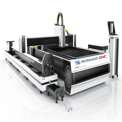 Cina Laser CUTTING CE 1000w 2000w 3000w Fiber Metal Laser Cutting Machine With Rotary in vendita