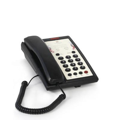 China Logo Wholesale Star Hotel Corded custom made durable phone to hands-free clear call volume adjustable hotel office business telephones for sale