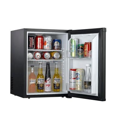 China 2022 Absorption Hot Sale No Noise 30L Wine Fridge Factory OEM ODM Hotel Drinks Cooler Mini Room Refrigerator Bar for sale