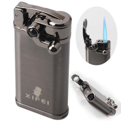 China Wholesale Durable Metal Torch Lighter Good Quality Logo Smoking Cigar Lighter Custom Made With Punch for sale