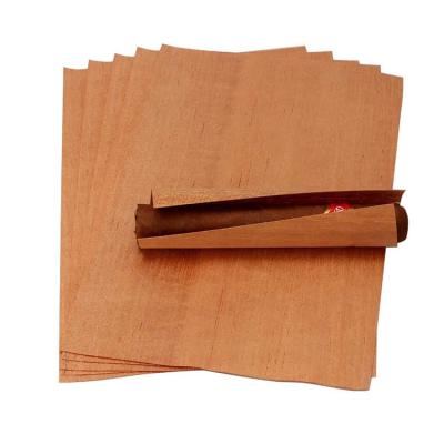 China Xifei Eco-friendly Wholesale Spanish Cedar Veneer 5pcs Per Pack Cigar Cedar Wood Veneer for sale