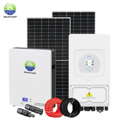 China SOLAR PLANET Home 5Kw Hybrid 6Kw 8Kw 10Kw Full Off Grid 10Kw Home 10 Kw System For Solar System for sale