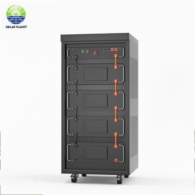 China Electric Power Systems SOLAR PLANET 51.2V 100Ah 200Ah Hot Selling Low Frequency Growatt Solar Battery For Engine Room PC And Family for sale