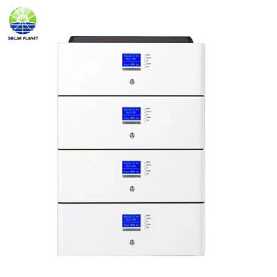 China Electric Power Systems SOLAR PLANET Battery Rack 5Kw 7.5Kw 10Kw Stackable Battery With Communication Protocal for sale