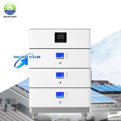 China Electric Power Systems Solar Planet 5Kw 10Kw 5 Years Warranty Clean Power Stackable Solar Battery For Home Storage System for sale