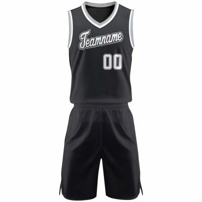 China San Antonio NS Antibacterial White Custom Basketball Uniform Sets for sale