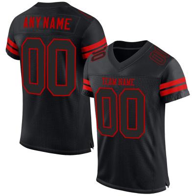 China American Football Jersey Antibacterial High Quality Custom For Adults And Kids 100% Polyester for sale