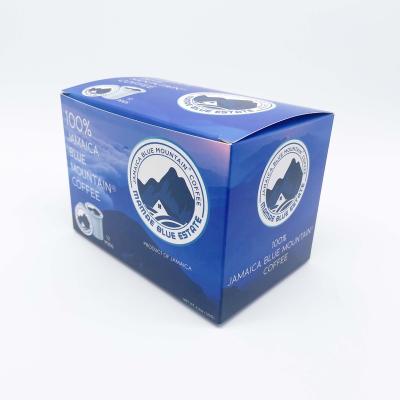 China Recyclable cardboard k-cup capsule packaging box package 12 pieces of keurig k cup box for sale