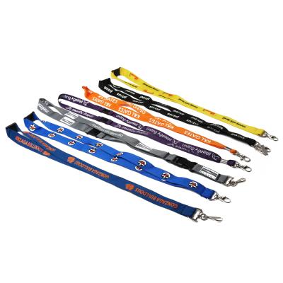 China Custom High Quality Polyester Wholesale Custom Lanyards Lanyard With Logo for sale