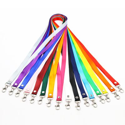 China Promotional Wholesale High Quality Custom Sublimation Lanyard Gift Black Lanyard Lanyards With Logo for sale