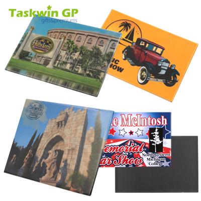 China Sublimation Washable Promotional Customized Empty Fridge Tourism Souvenirs Fridge Magnet for sale