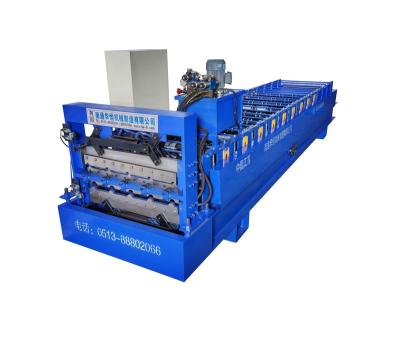 China Cultivate Huaheng Automatic Double Layers Roof Sheet Tile Making Machine for sale