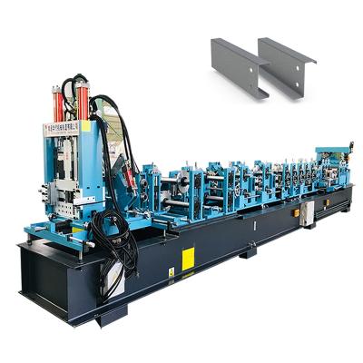 China Hotels Huaheng Price Peb PLC Good Track And Cold Stud CZ Purlin Former Roll Forming Machine for sale