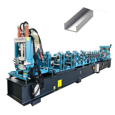 China Hotels Drywall And Ceiling C/Z Purlin Roll Forming Machine With PLC for sale