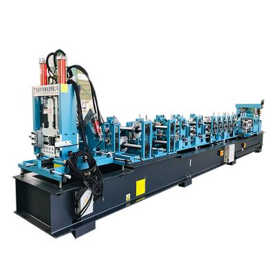 China Hotels PEB PLC Metal CZ Steel Purlin Roll Forming Machine for sale