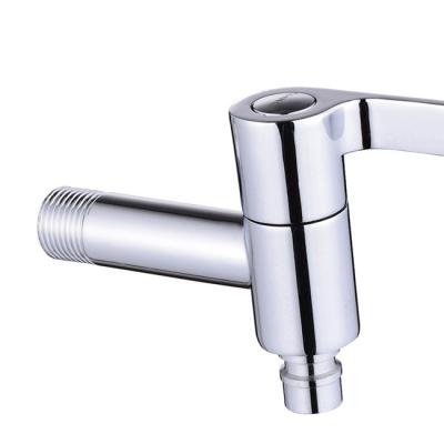 China 2021 Hot New Thermostatic Faucets Asia Design Two Handles Two Outlet Bibcock for sale