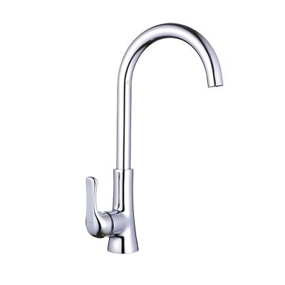 China Thermostatic Faucets China Factory Wholesale Price Best Sale Commercial 360 Degree Swivel Single Handle Brushed Nickel Stainless Steel Kitchen Faucet for sale