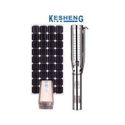 China High Efficiency Large Flow DC Solar Submersible Water Pump For Irrigation 4HP for sale