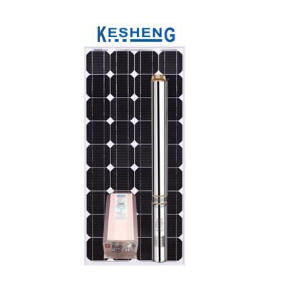 China Irrigation/Farm/Deep Hole Solar Submersible Pump For Centrifugal Electric Underground 3 Inch Deep Hole. in diameter 1.5Hp 220V for sale