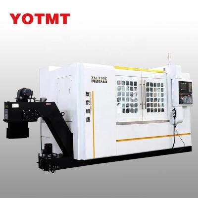 China XSC500 Double Double Metal Drilling XSC500 Turret Slope Bed Metal Turning Machine Head CNC Turning Milling Lathe for sale