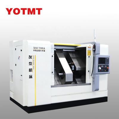 China China Manufacturer Custom Metal Boring Double Bed CNC Turning Machine End Cnc Turning Slant Lathe With Double Turret for sale