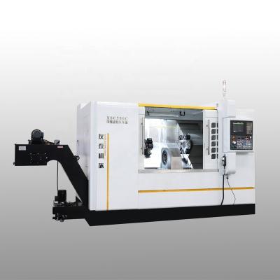 China High Effective Double End Metal Drilling XSC700 Center Drive Center Drive Machine Center Drive CNC Slope Bed CNC Milling Lathe for sale