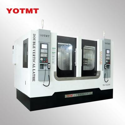 China YOTMT Vertical 4 Axis Lathe Twins Vertical 4 Axis Lathe CNC Lathe Parallel Turning Machine of Disc/Shaft Workpiece YOTMT for sale