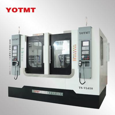 China H-VLT850 Double Axis Disc/Axis Drilling Machine CNC Lathe CNC Lathe Vertical Parallel Turning Machine for sale