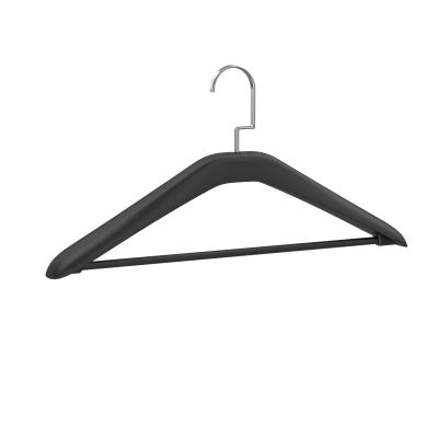 China Shenzhen Creade Mocha Black Metal Coat Swimwear Suit Hangers Modern Non Slip Coat Hanger for sale