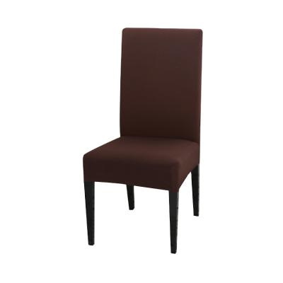 China HUIEN Plain Solid Color Elastic Chair Cover Spandex Stretch Slipcovers Chair Covers for sale