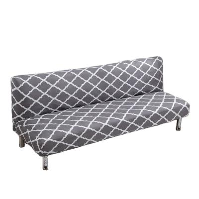 China Comfort HUIEN Elastic Breathable Print Foldable Removable Armless Sofa In Living Room Sofa Cover Washable for sale