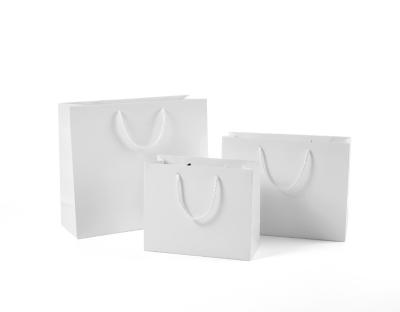 China Recycled middle of luxury white materials card handbag large and small three sizes, cosmetic shopping bags, Valentine's Day for sale