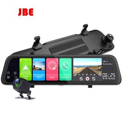 China Waterproof 12 inch 4G Android 8 .1 Car DVR HD 1080P GPS WIFI ADAS Dual Lens Dash Cam Remote Monitor Mobile Recorder App Rearview Mirror for sale