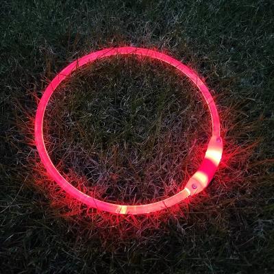 China Custom High Quality Multifunctional Bring Led Pet Leash Collar Dog Traction Rope Ring With Led Light Up Instant Null for sale