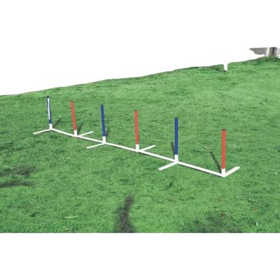 China Viable Adjustable Dog Agility Slalom Dog Agility Armor Poles for sale