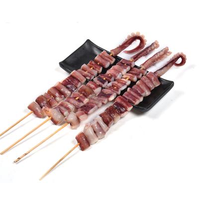 China NATURE wholesale price healthy auspicious nutrition squid skewers outdoor seafood barbecue skewers for sale