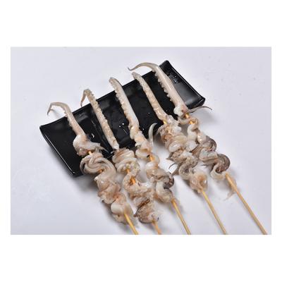 China Custom wholesale frozen squid skewer outdoor NATURE seafood barbecue squid skewers for sale