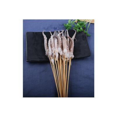 China NATURE wholesale price natural seafood barbecue skewers gourmet sizzling squid skewers for sale