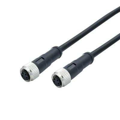 China Customized Automotive Molded Plastic IP67 Waterproof 4 Pin m8 Cable for sale