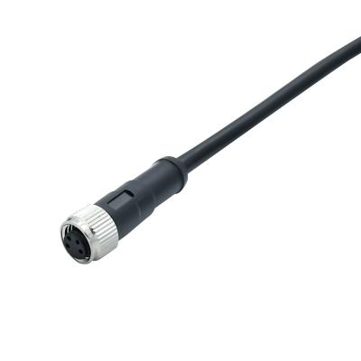 China Customized automotive m8 pin sensor 4 2 3 4 5 6 8 pin male female straight wire cable connector for sale