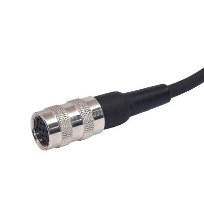 China 2-24 pin PVC cable M16 molded connector automotive waterproof electrical circular A code male female connector for sale