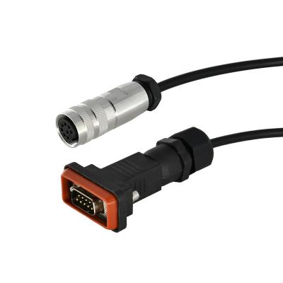 China audio & ISGF 8pin Video Waterproof Female To 9pin DB Male Waterproof RET Control Cable Connector for sale