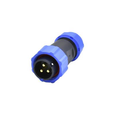 China Hot Sales 3pin Automotive Electrical Cable SP21 IP68 Threaded Waterproof Automotive Connectors for sale